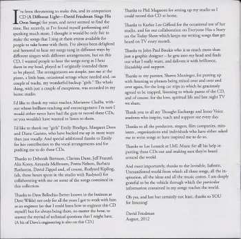 CD David Friedman: Let Me Fly (David Friedman Sings More Of His Own Songs)