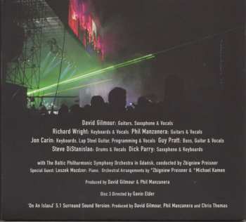2CD/2DVD David Gilmour: Live In Gdańsk