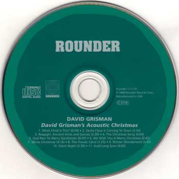 CD David Grisman: David Grisman's Acoustic Christmas