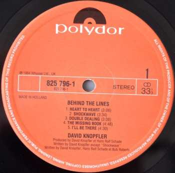 LP David Knopfler: Behind The Lines