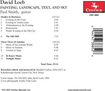CD David Loeb: Painting, Landscape, Text And Sky