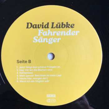 LP David Lübke: Fahrender Sänger