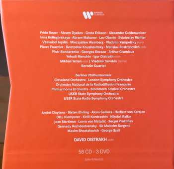 58CD/3DVD/Box Set David Oistrach: The Warner Remastered Edition - (The Complete Columbia & HMV Recordings / Premieres, Rarities & Live Performances)