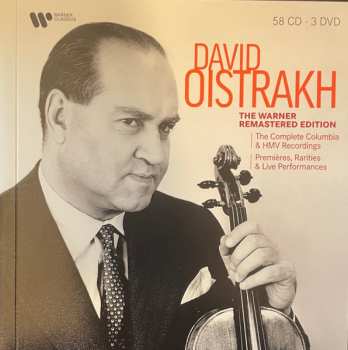58CD/3DVD/Box Set David Oistrach: The Warner Remastered Edition - (The Complete Columbia & HMV Recordings / Premieres, Rarities & Live Performances)