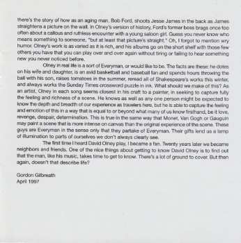 CD David Olney: Real Lies