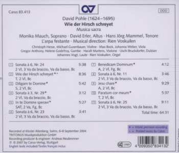 CD Hans Jörg Mammel: Wie Der Hirsch Schreyet - Musica Sacra