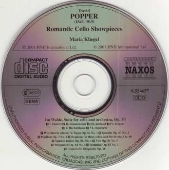 CD Maria Kliegel: Romantic Cello Showpieces