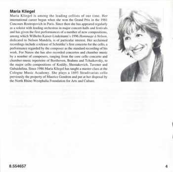 CD Maria Kliegel: Romantic Cello Showpieces