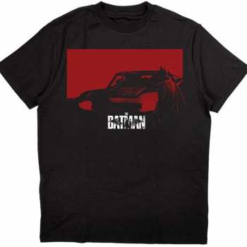 Merch Dc Comics: T-Shirt The Batman Red Car 