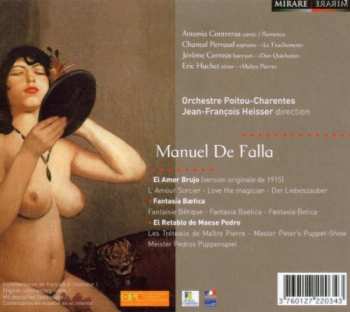 CD Manuel de Falla: El Amor Brujo, El Retablo De Maese Pedro, Fantasía Bætica