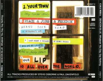 CD Deacon Blue: Whatever You Say, Say Nothing