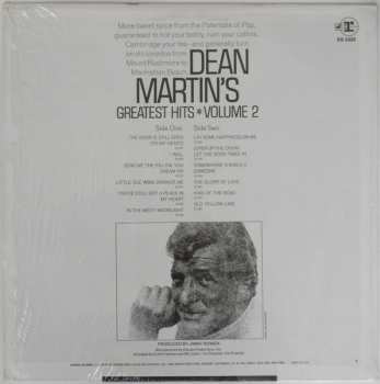 LP Dean Martin: Dean Martin's Greatest Hits! Volume 2