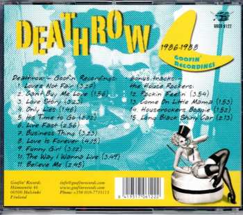 CD The Deathrow: Goofin Recordings 1986 - 1988: Thirsty Beat