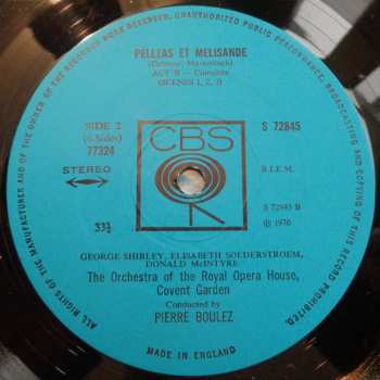 CD Claude Debussy: Pelleas Et Melisande