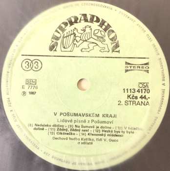 LP Dechová Hudba Kutilka: V Pošumavském Kraji