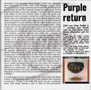 2CD Deep Purple: Come Taste The Band
