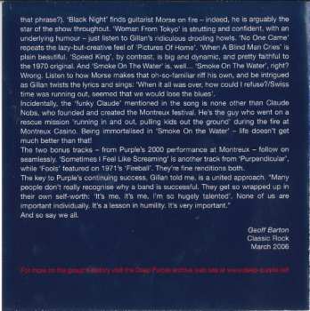 DVD Deep Purple: Live At Montreux 2006