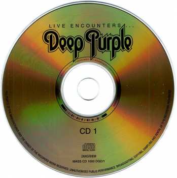 2CD Deep Purple: Live Encounters ....