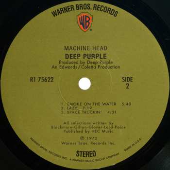 LP Deep Purple: Machine Head