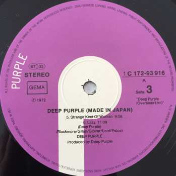 2LP Deep Purple: Made In Japan