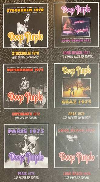 16LP/Box Set Deep Purple: The Official Deep Purple (Overseas) Live Series DLX | LTD | CLR