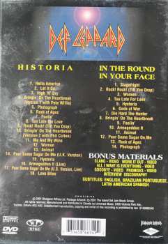 DVD Def Leppard: Historia / In The Round In Your Face - DVD Collection