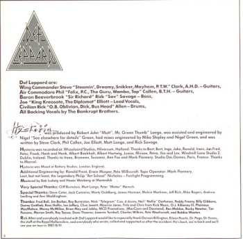 CD Def Leppard: Hysteria