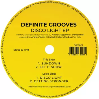 Definite Grooves: Disco Light EP