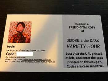 LP Deidre & The Dark: Variety Hour