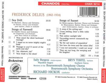 CD Richard Hickox: Sea Drift - Songs of Farewell - Songs of Sunset