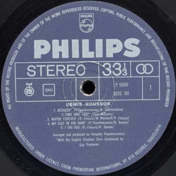 LP Demis Roussos: The Demis Roussos Magic