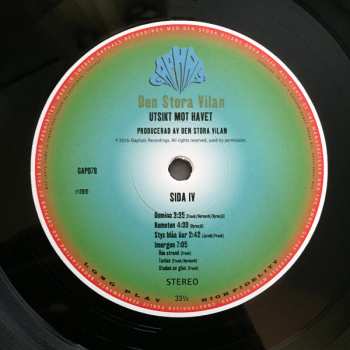 2LP Den Stora Vilan: Utsikt Mot Havet