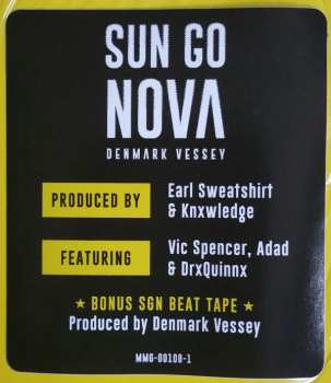 LP Denmark Vessey: Sun Go Nova CLR