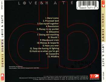 CD Dennis Brown: Love & Hate: The Best Of Dennis Brown
