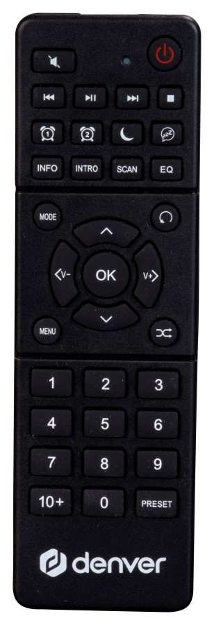 Tontechnik Denver MDA-525DW Černá