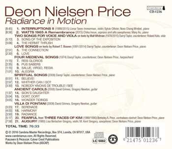 CD Deon Nielsen Price: Radiance In Motion