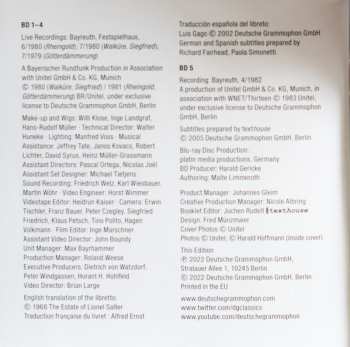 Box Set/5Blu-ray Richard Wagner: Der Ring Des Nibelungen