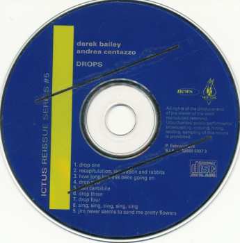 CD Derek Bailey: Drops