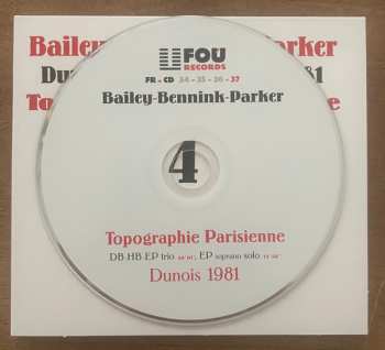 4CD/Box Set Evan Parker: Topographie Parisienne (Dunois, April 2nd, 3d & 4th, 1981)