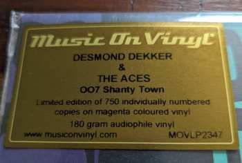 LP Desmond Dekker & The Aces: 007 Shanty Town LTD | NUM | CLR