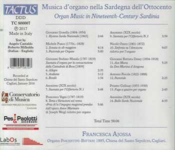 CD Francesca Ajossa: Musica D'organo Nella Sardegna Dell'Ottocento