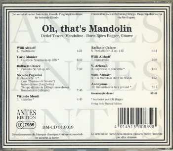 CD Detlef Tewes: Oh, That's Mandolin