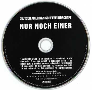 CD Deutsch Amerikanische Freundschaft: Nur Noch Einer DIGI