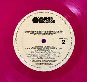 LP Devo: Duty Now For The Future CLR | LTD