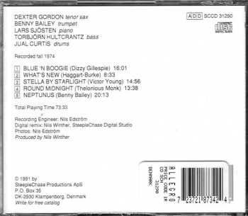 CD Dexter Gordon - Benny Bailey Quintet: Round Midnight