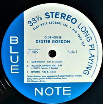 LP Dexter Gordon: Clubhouse