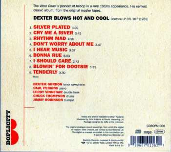 CD Dexter Gordon: Dexter Blows Hot And Cool