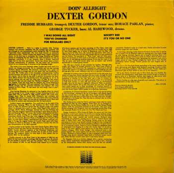 LP Dexter Gordon: Doin' Allright