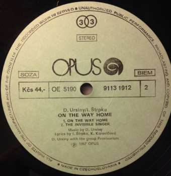 LP Dežo Ursiny: On The Way Home