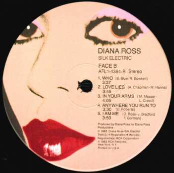 LP Diana Ross: Silk Electric